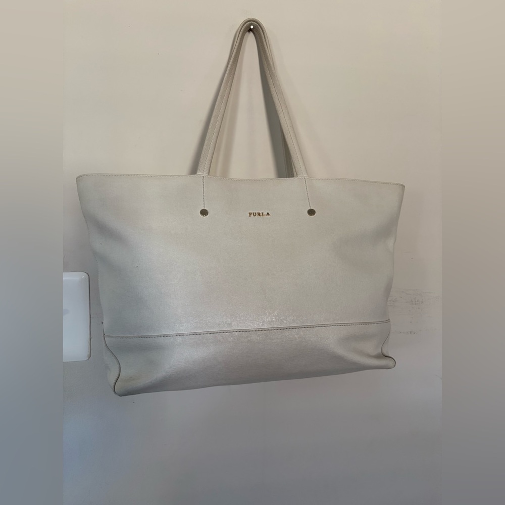 Furla Off-White Tote Bag